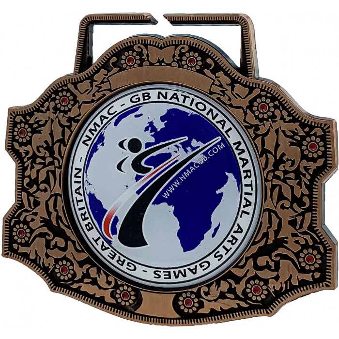 85MM XXL CHAMPIONSHIP BELT MEDAL CUSTOM VINYL DOMED CENTRE (6MM THICK) **STUNNING DESIGN**